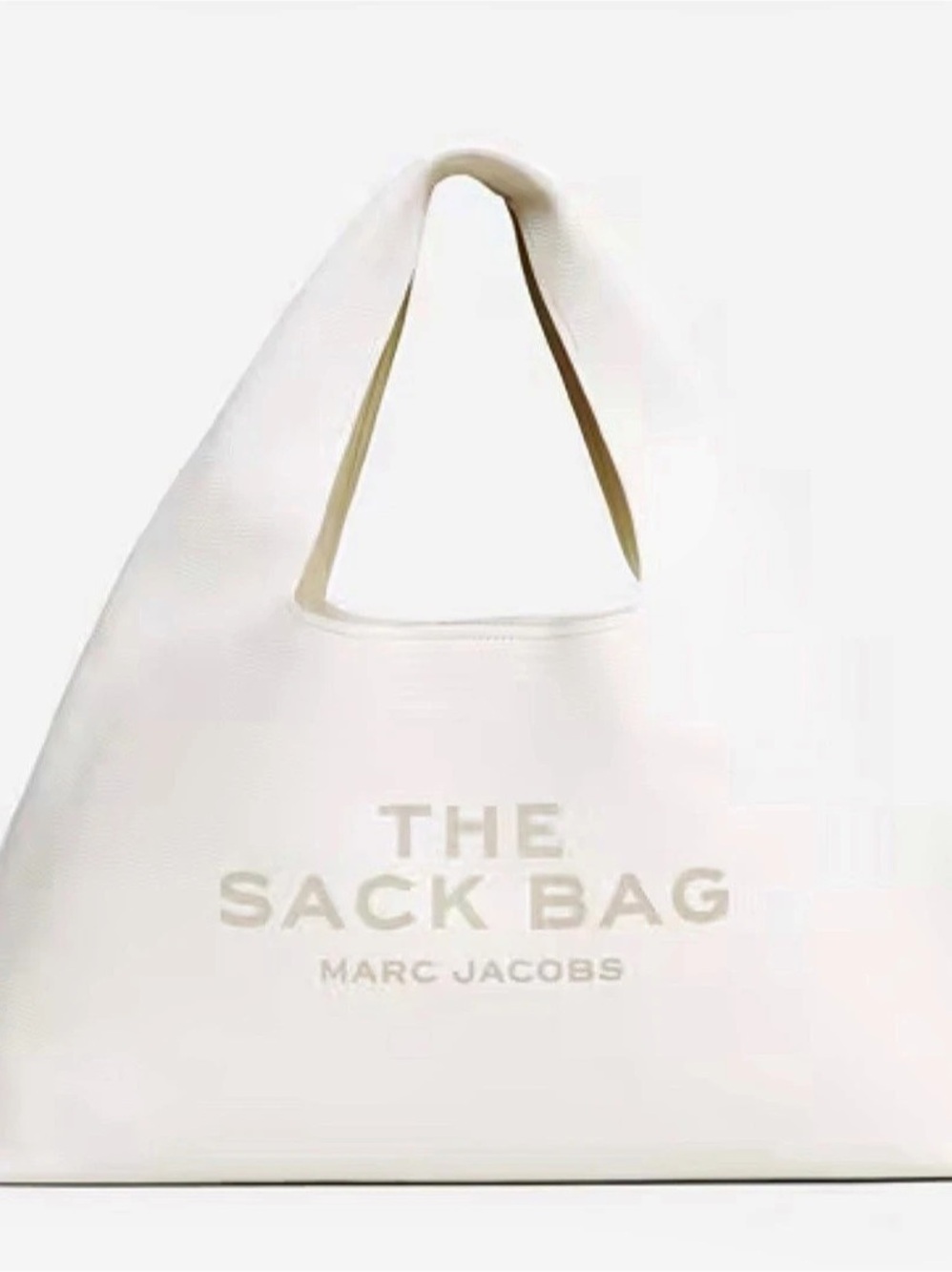 Marc Jacobs The Sack Bag White Tote XL